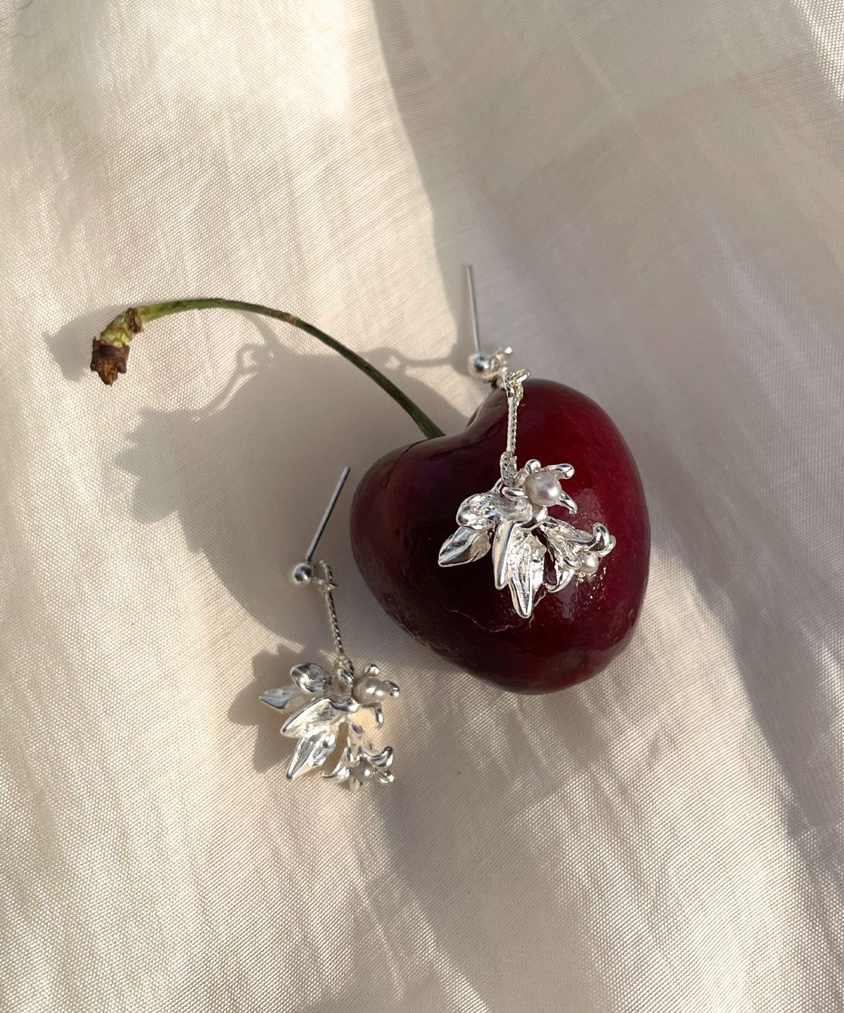 펄시(PERSY) LILY IN SILVER EARRING