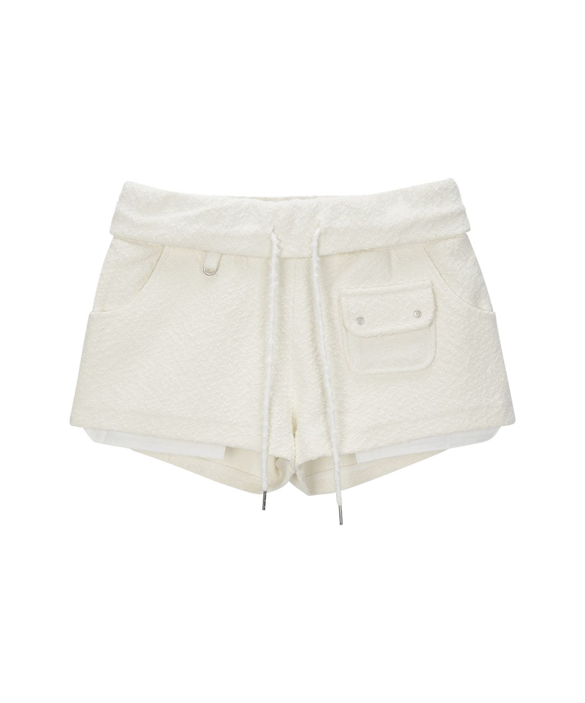 사일프레이(41PRAY) Folded Shorts / Ivory