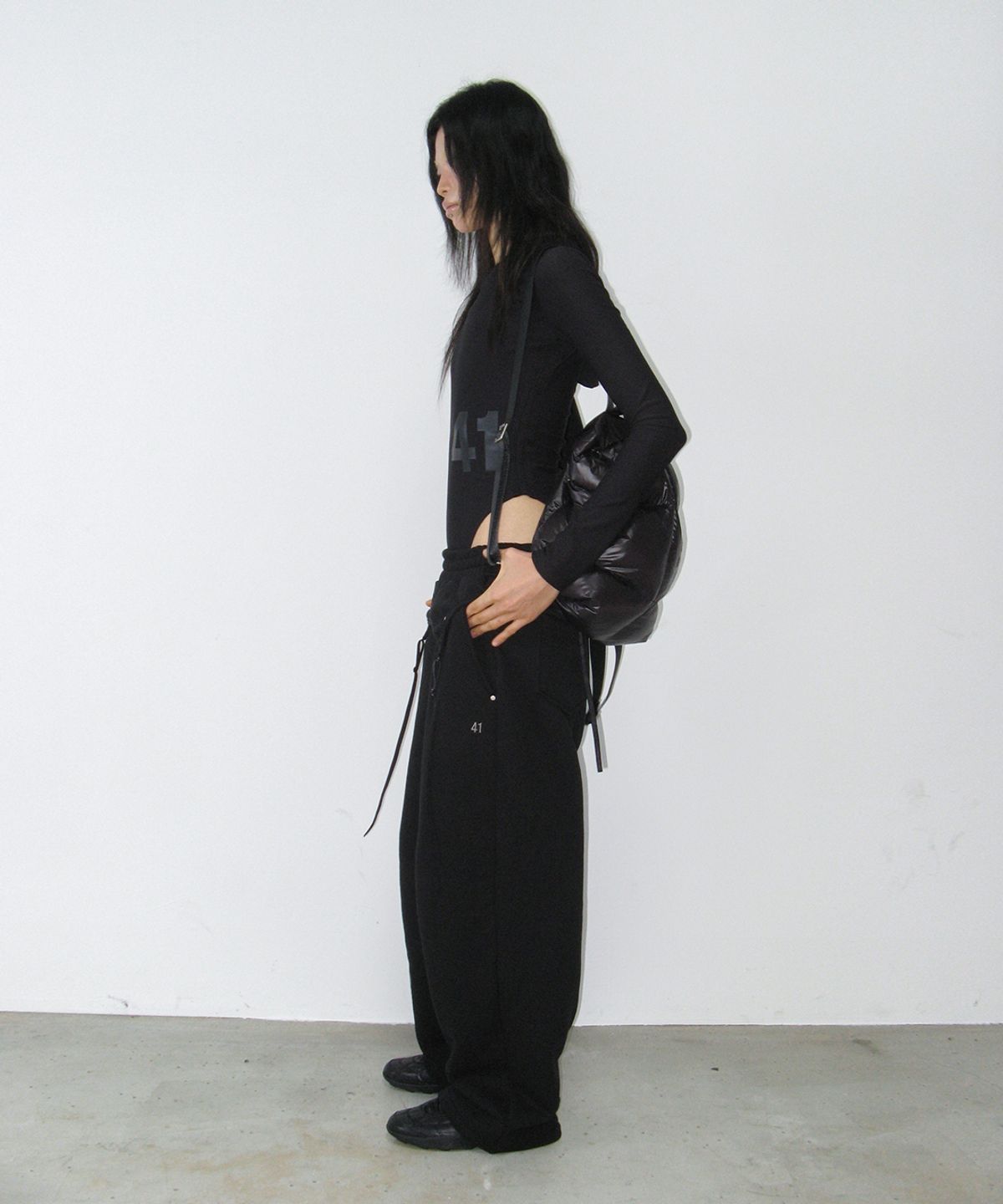 사일프레이(41PRAY) Layered Sweatpants / Black
