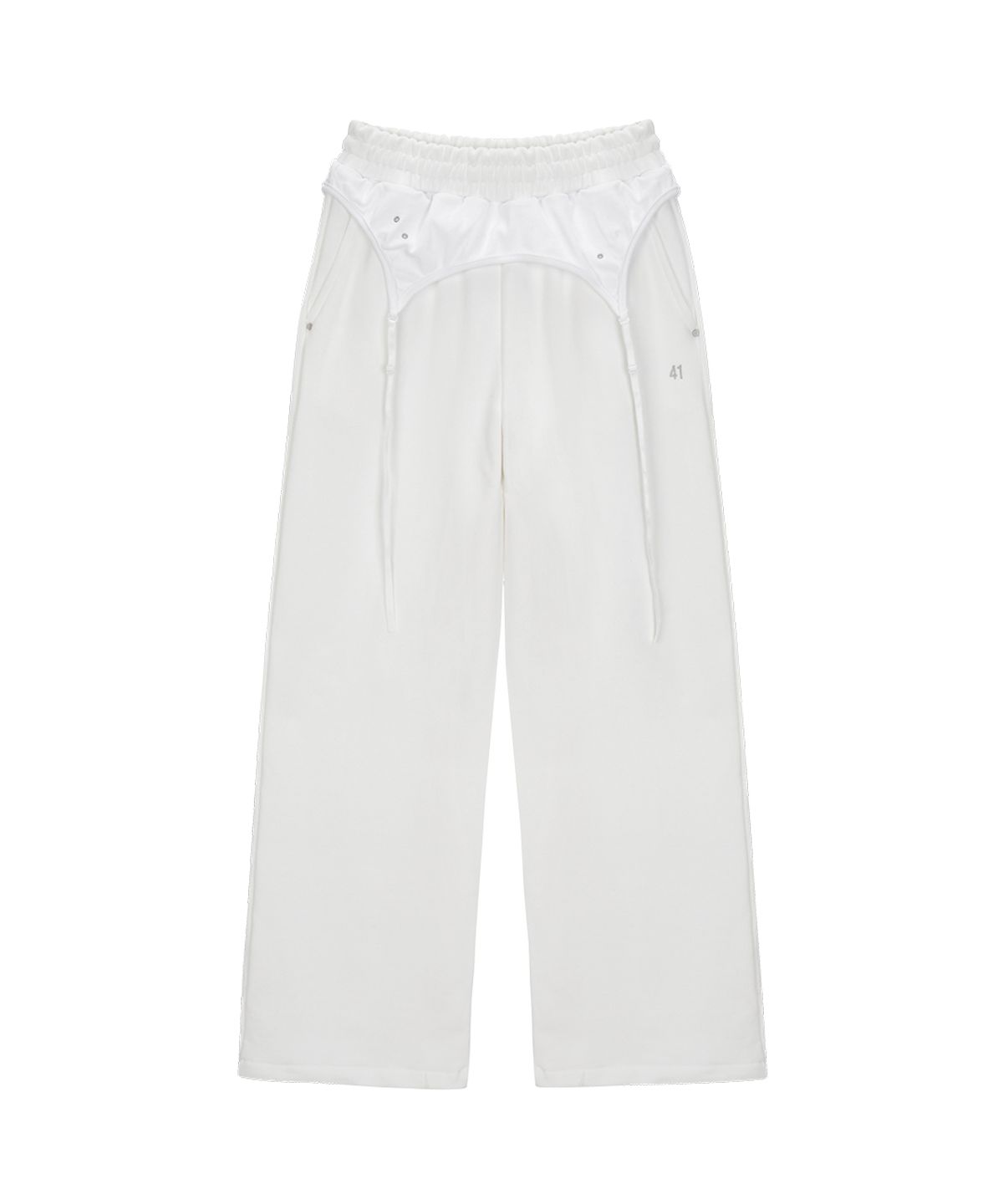 사일프레이(41PRAY) Layered Sweatpants / Ivory