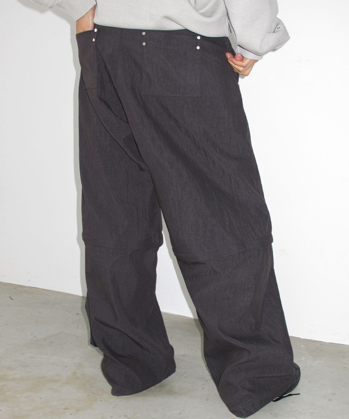 사일프레이(41PRAY) 3-Way Utility Pants / Charcoal