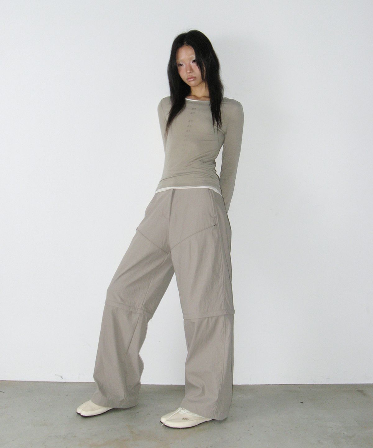 사일프레이(41PRAY) 3-Way Utility Pants / Grey