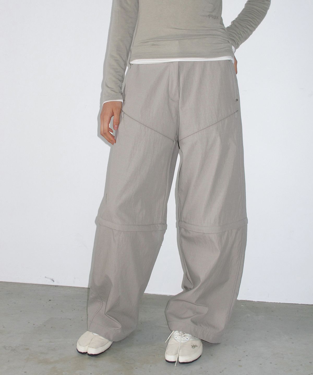 사일프레이(41PRAY) 3-Way Utility Pants / Grey