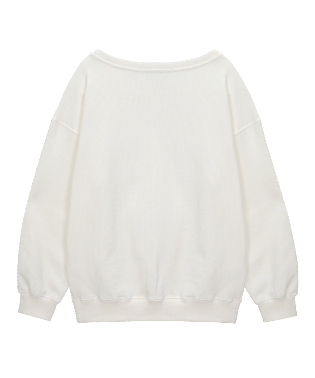 사일프레이(41PRAY) One Shoulder Eyelet Sweatshirts / Ivory