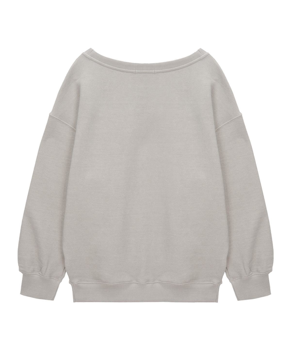 사일프레이(41PRAY) One Shoulder Eyelet Sweatshirts / Grey