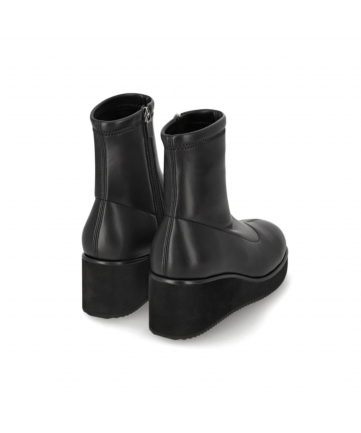 엘칸토(ELCANTO) 인텐스 여성 웨지 스판 앵클 부츠 6.5cm LCWA76I54V