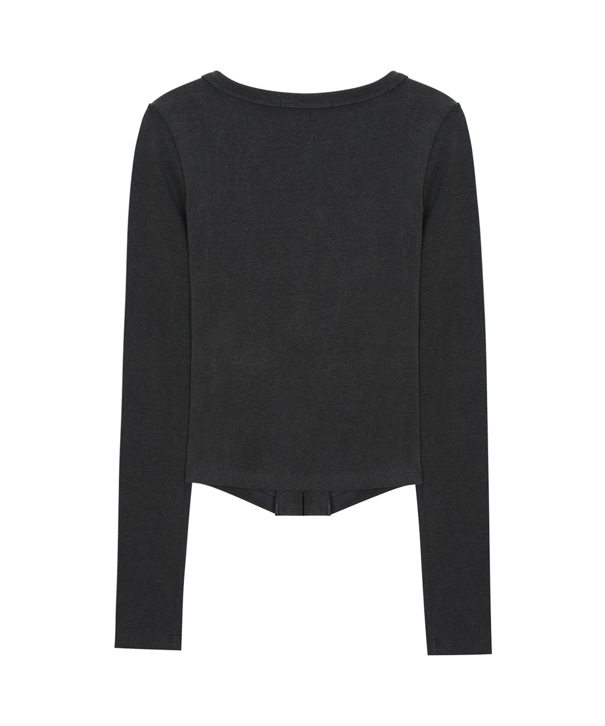 사일프레이(41PRAY) Hooked Cutout Top / Charcoal