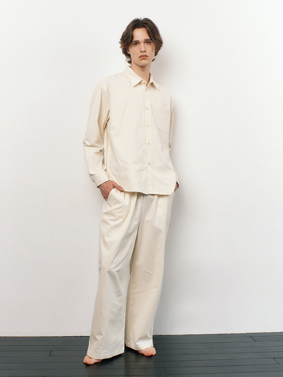 아템포(ATEMPO) FIRST PAJAMA COUPLE SET_cream white