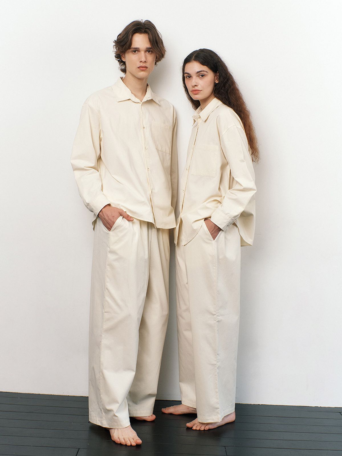 아템포(ATEMPO) FIRST PAJAMA COUPLE SET_cream white