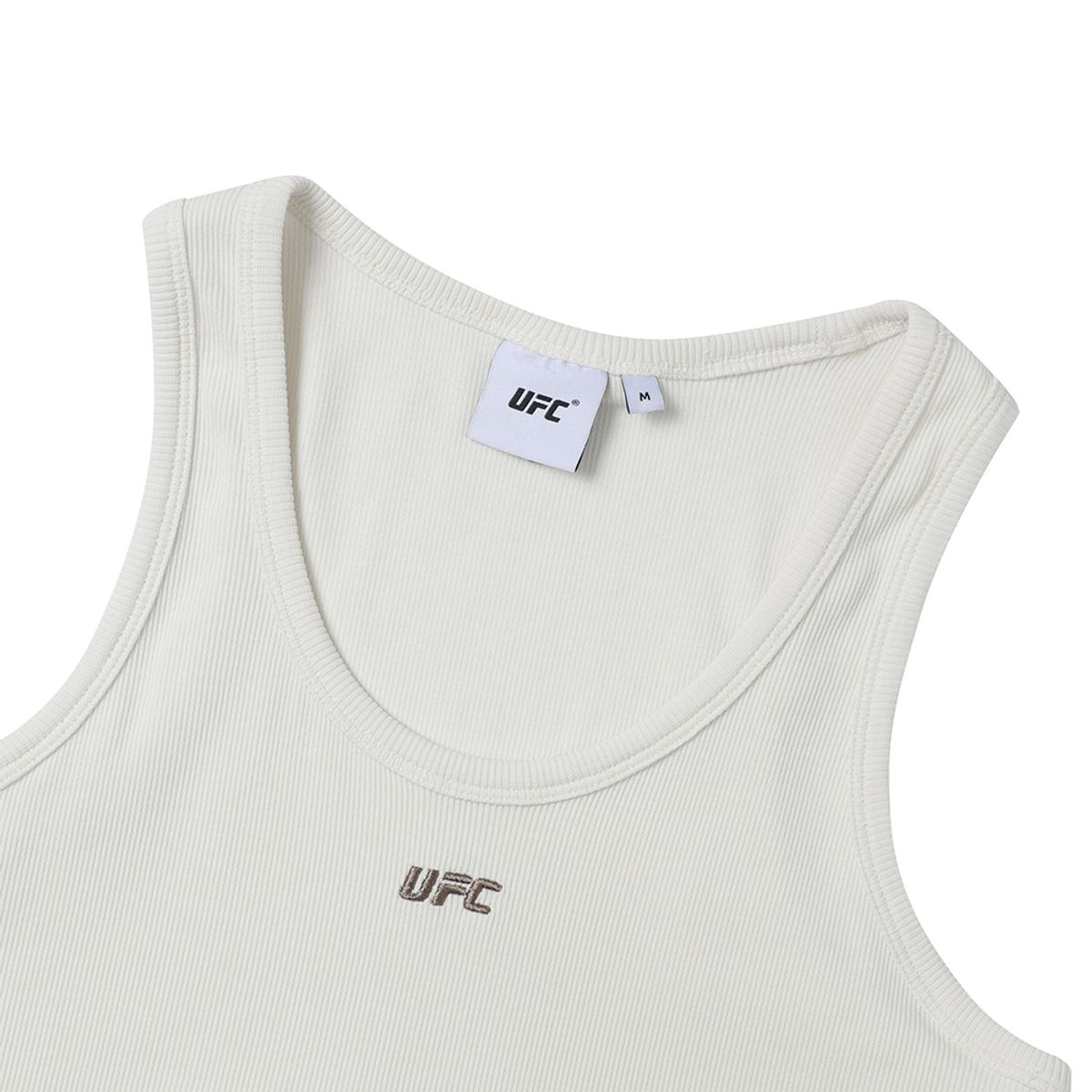 유에프씨 스포츠(UFC SPORT) UFC 소프트 슬림핏 슬리브리스 화이트 U2SLW2204WH