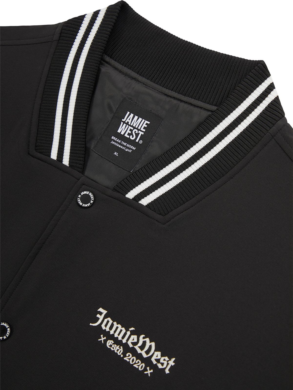 제이미웨스트(JAMIE WEST) 언더그라운드 스타디움 자켓 (블랙)