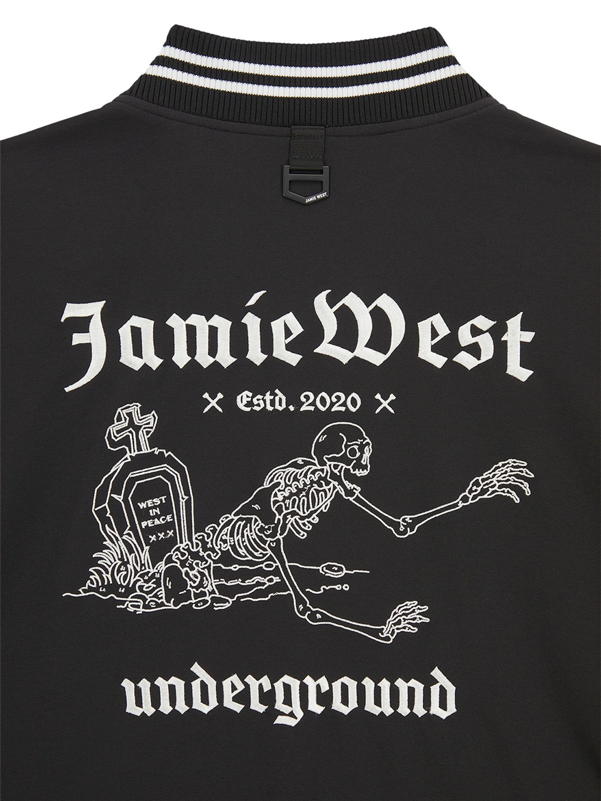 제이미웨스트(JAMIE WEST) 언더그라운드 스타디움 자켓 (블랙)