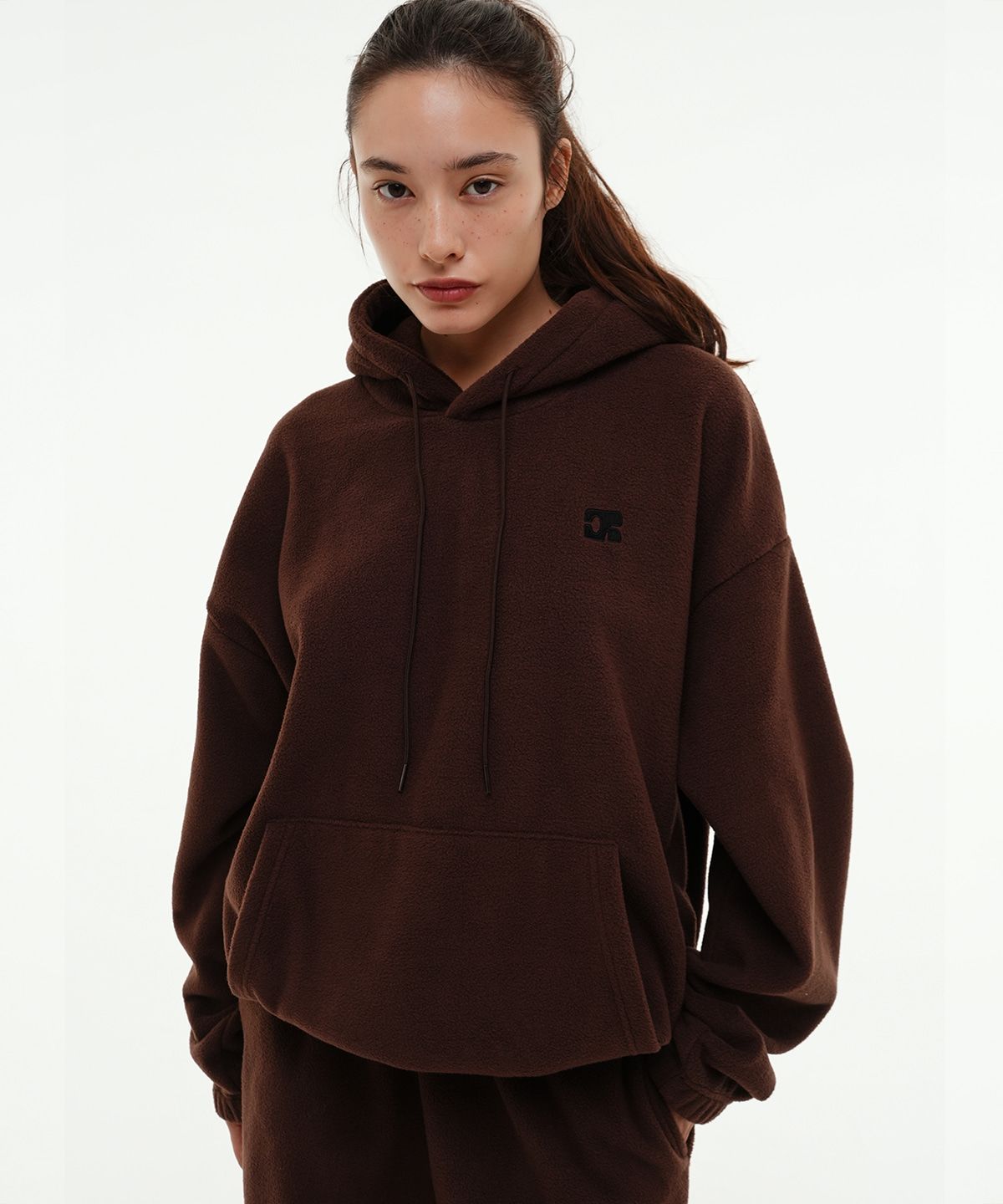 센토르(CENTAUR.KR) CENTAUR FLEECE HOODIE_BROWN