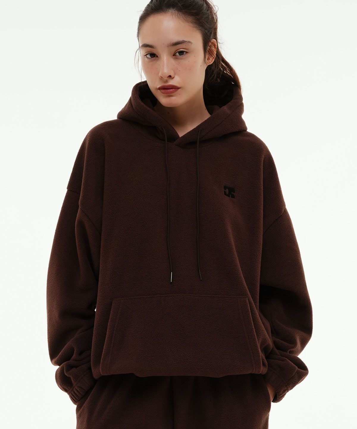 센토르(CENTAUR.KR) CENTAUR FLEECE HOODIE_BROWN