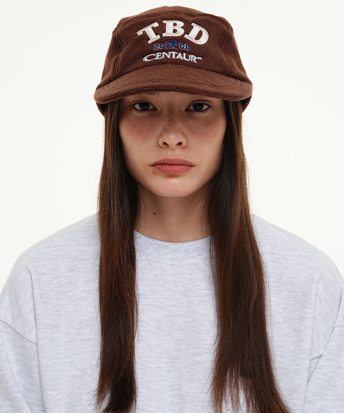 센토르(CENTAUR.KR) TBD FLEECE CAMP CAP_BROWN