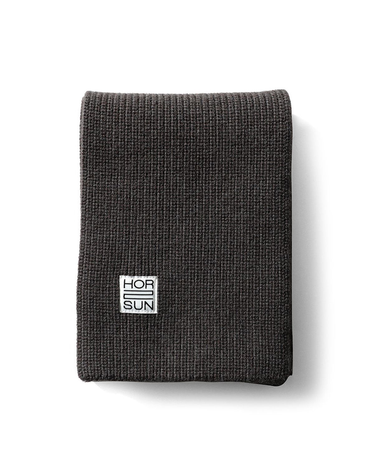 홀리선(HORLISUN) Skiff Wool Knit Rib Muffler Spain Olive