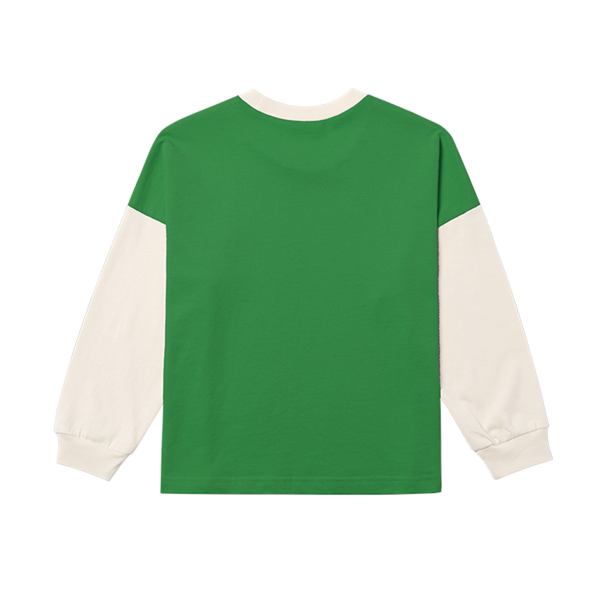 라메종드도도(LA MAISON DE DODO) DODO BASIC Oversized T Shirt (Green/Ivory)_긴팔티셔츠