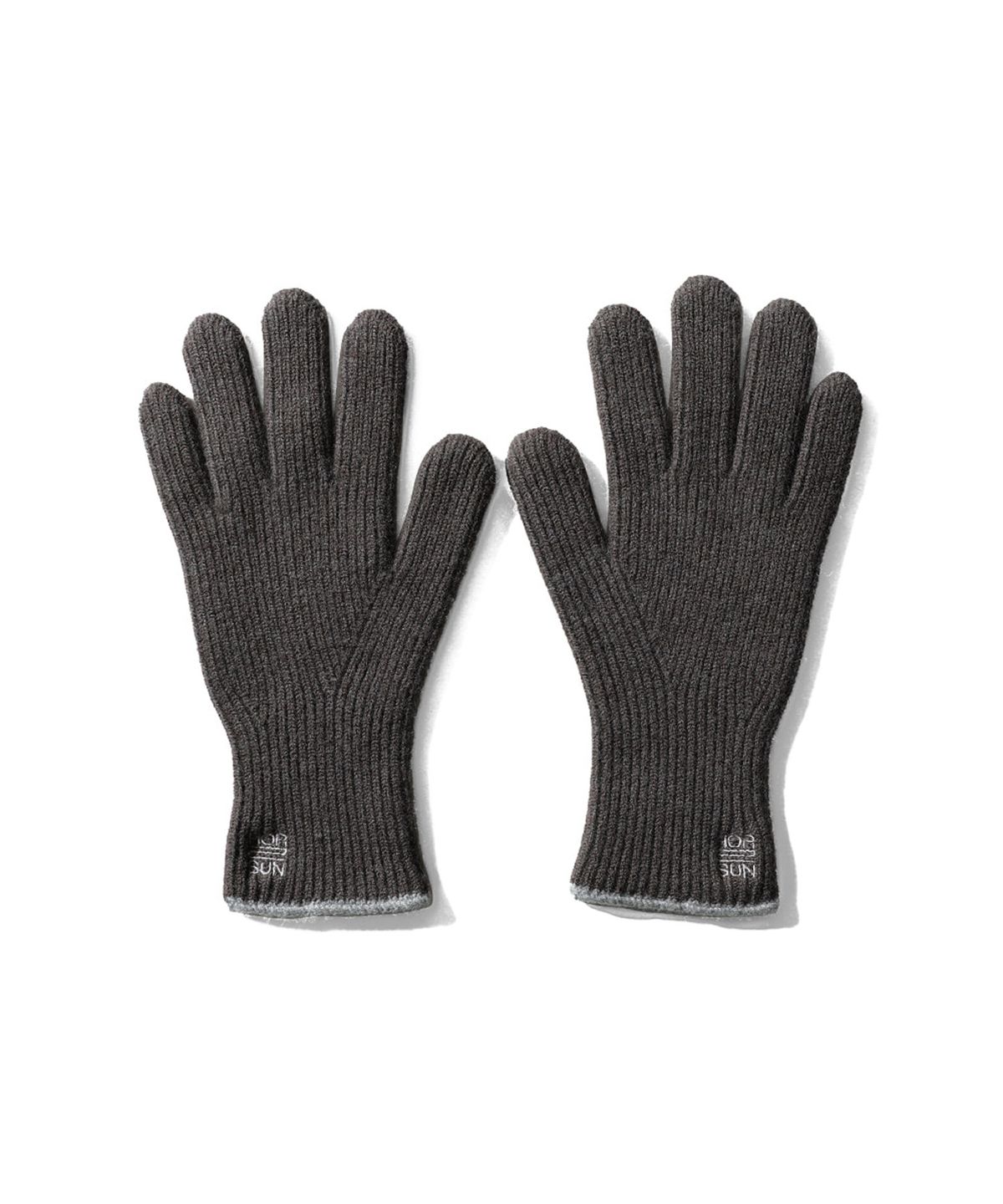 홀리선(HORLISUN) Bless Wool Rib Finger Gloves Spain Olive