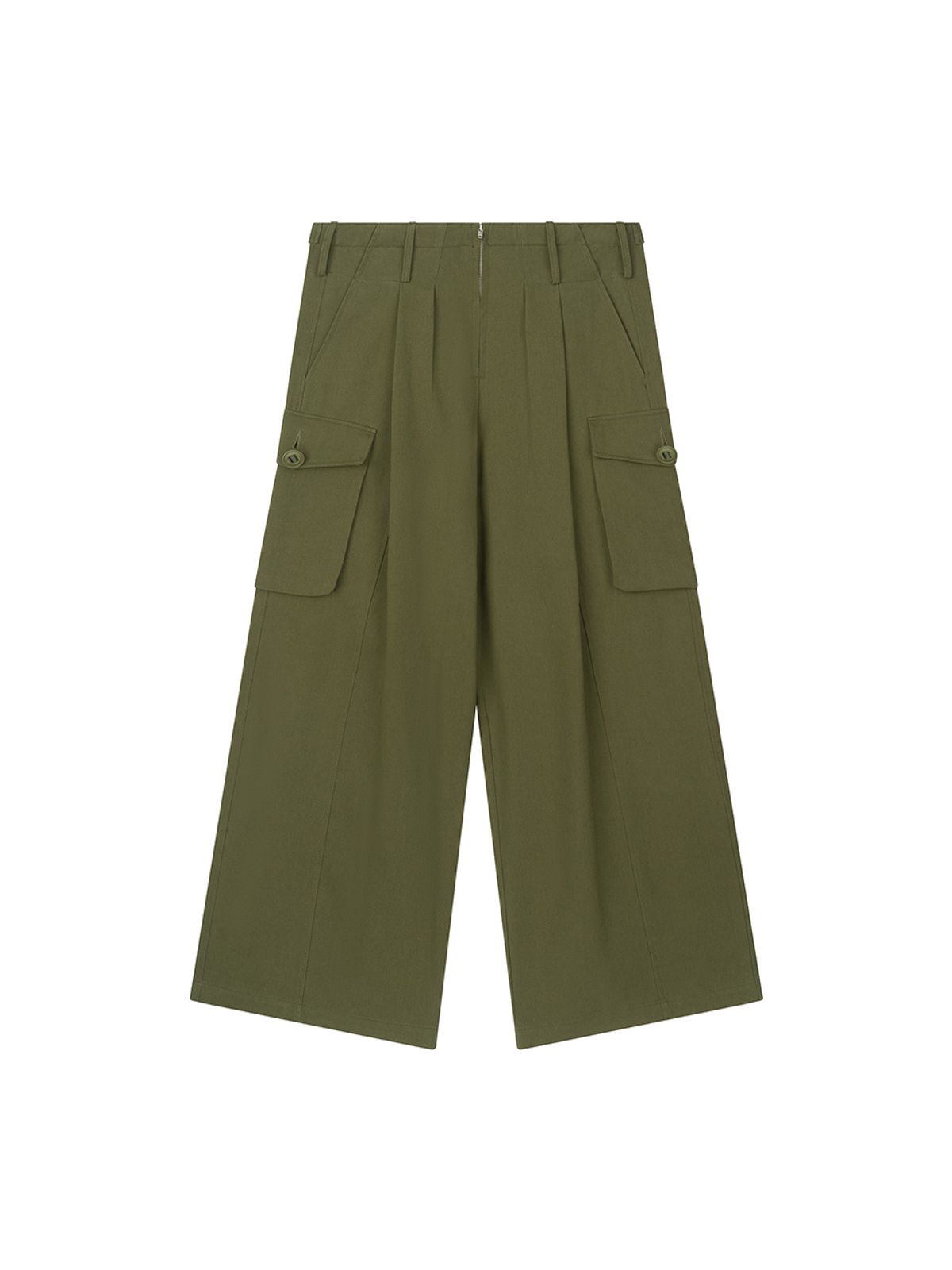 에즈이프 캘리(ASIF CALIE) OVERSLASH CARGO PANTS KHAKI