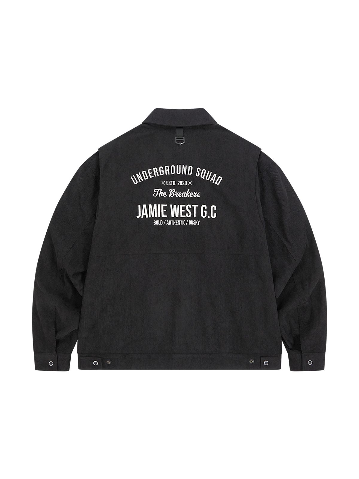제이미웨스트(JAMIE WEST) JWGC 코듀로이 트러커 자켓 (블랙)