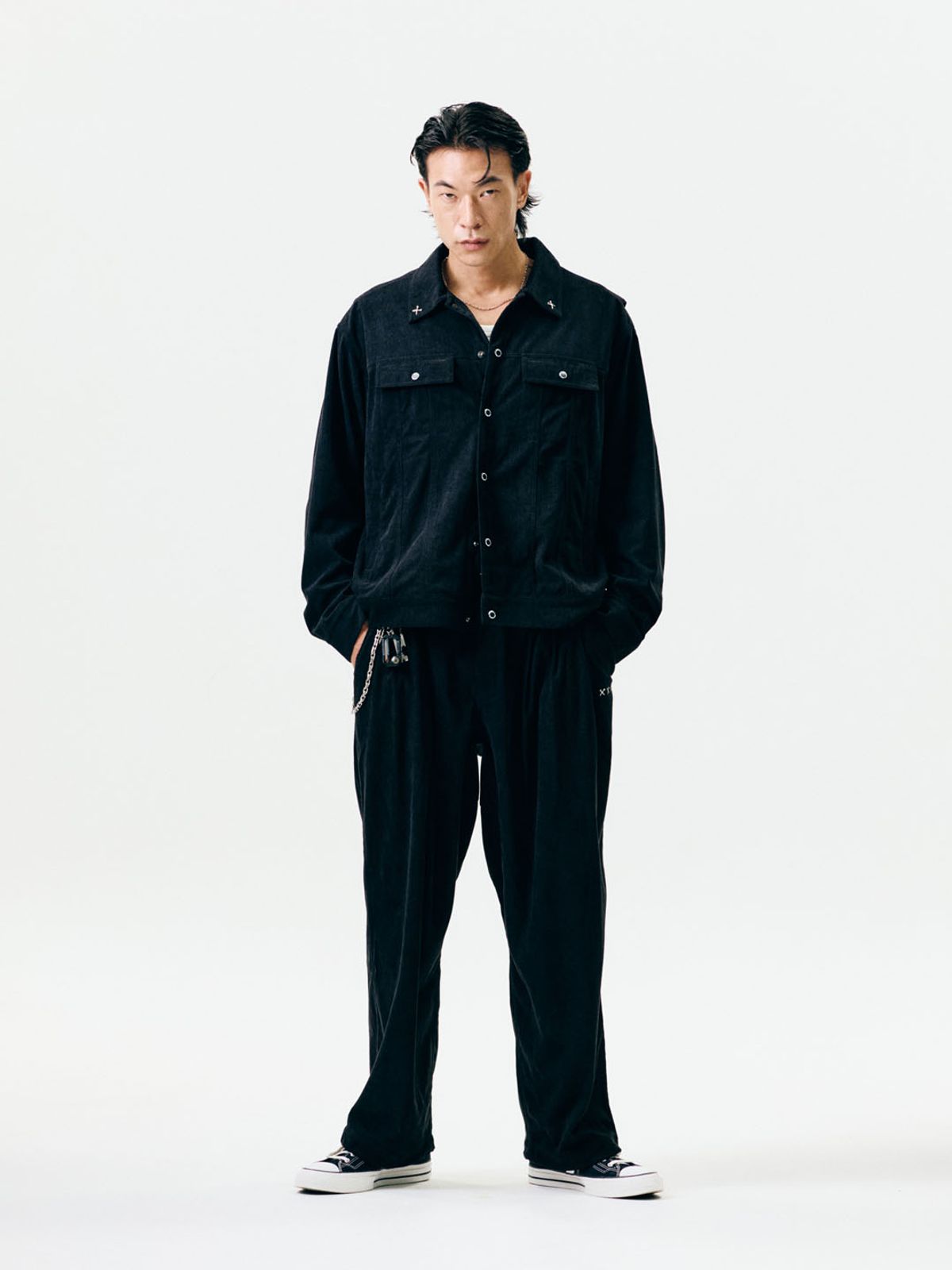 제이미웨스트(JAMIE WEST) JWGC 코듀로이 트러커 자켓 (블랙)