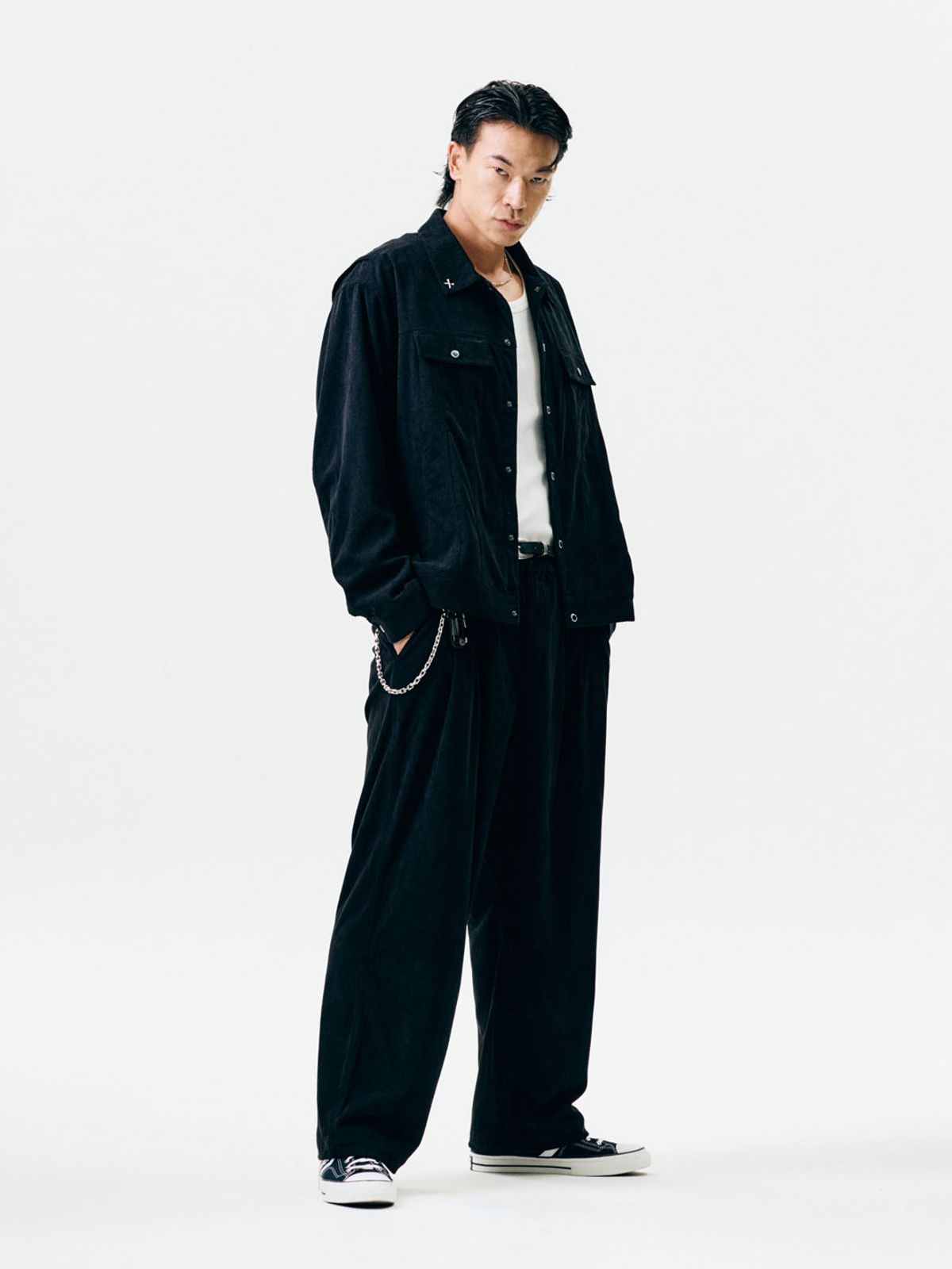 제이미웨스트(JAMIE WEST) JWGC 코듀로이 트러커 자켓 (블랙)