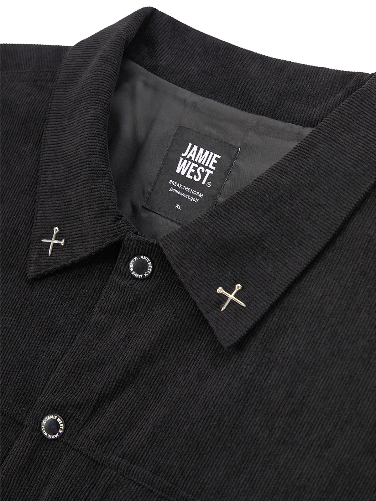 제이미웨스트(JAMIE WEST) JWGC 코듀로이 트러커 자켓 (블랙)