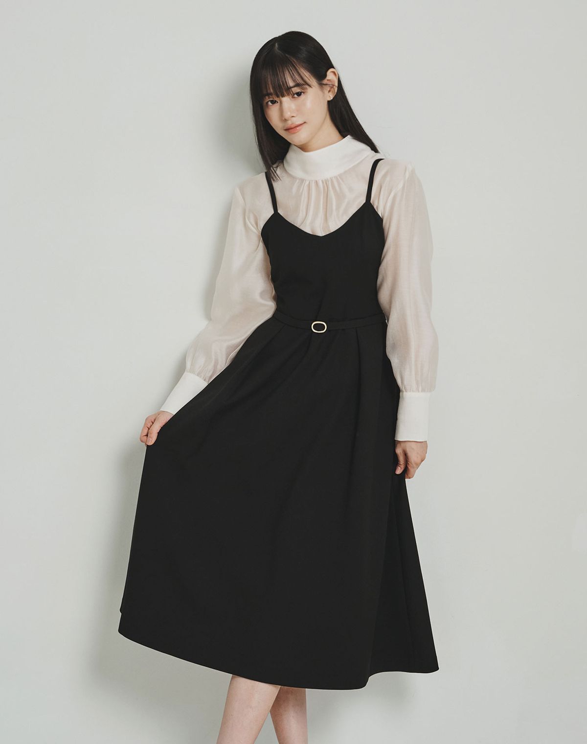 지에마르(GIEMAR) BUSTIER DRESS BLACK 뷔스티에 드레스 블랙