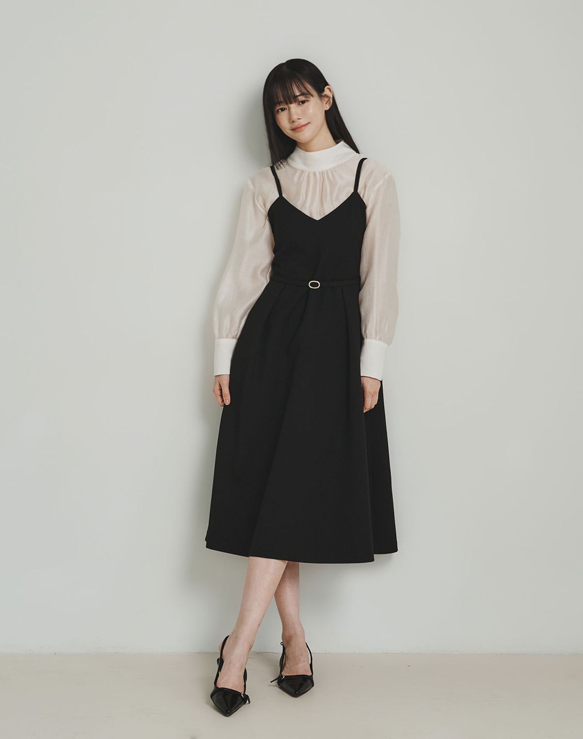 지에마르(GIEMAR) BUSTIER DRESS BLACK 뷔스티에 드레스 블랙