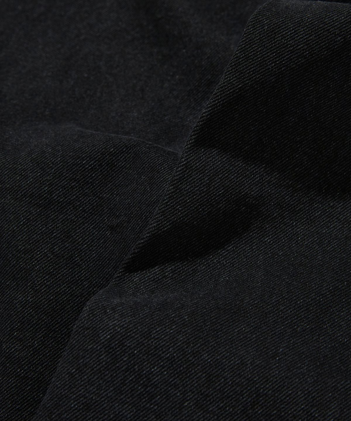 스웨이드(SUADE) SLIM FLARE DENIM [BLACK]