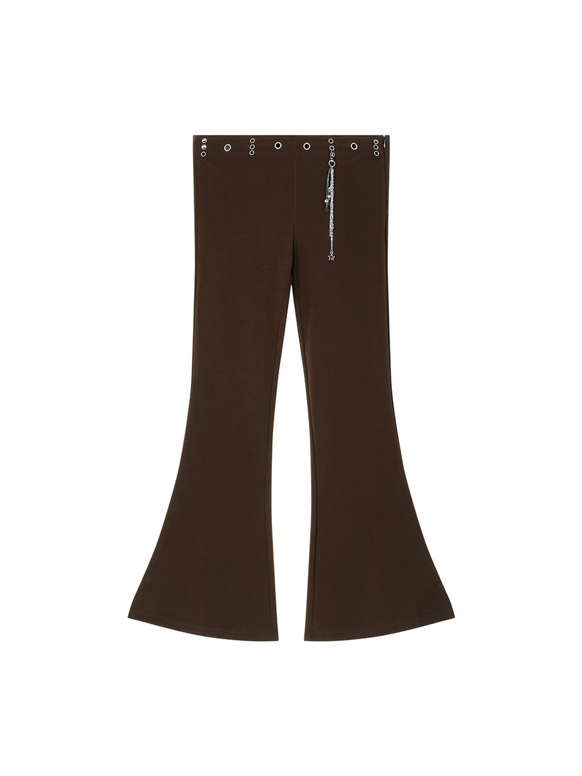 에즈이프 캘리(ASIF CALIE) EYELET BOOTS CUT PANTS BROWN