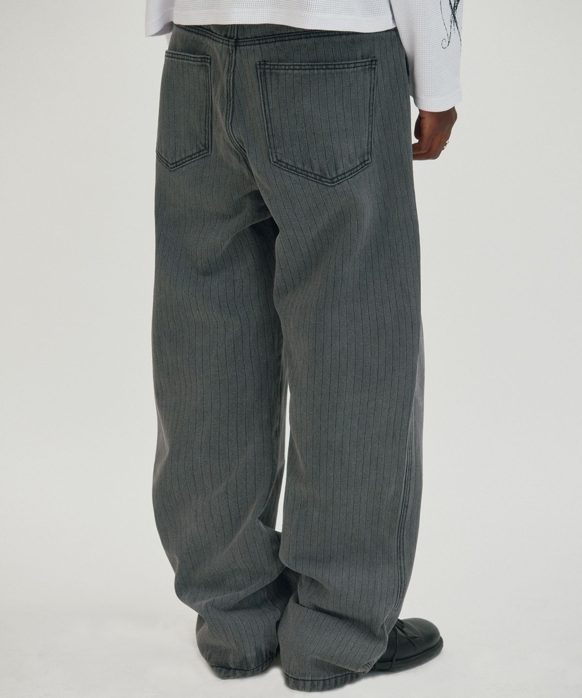 스웨이드(SUADE) SLIM FLARE DENIM [GRAY]