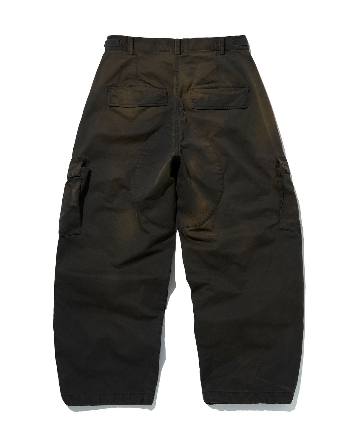 스웨이드(SUADE) WASHED CARGO PANTS [DARK BLACK]