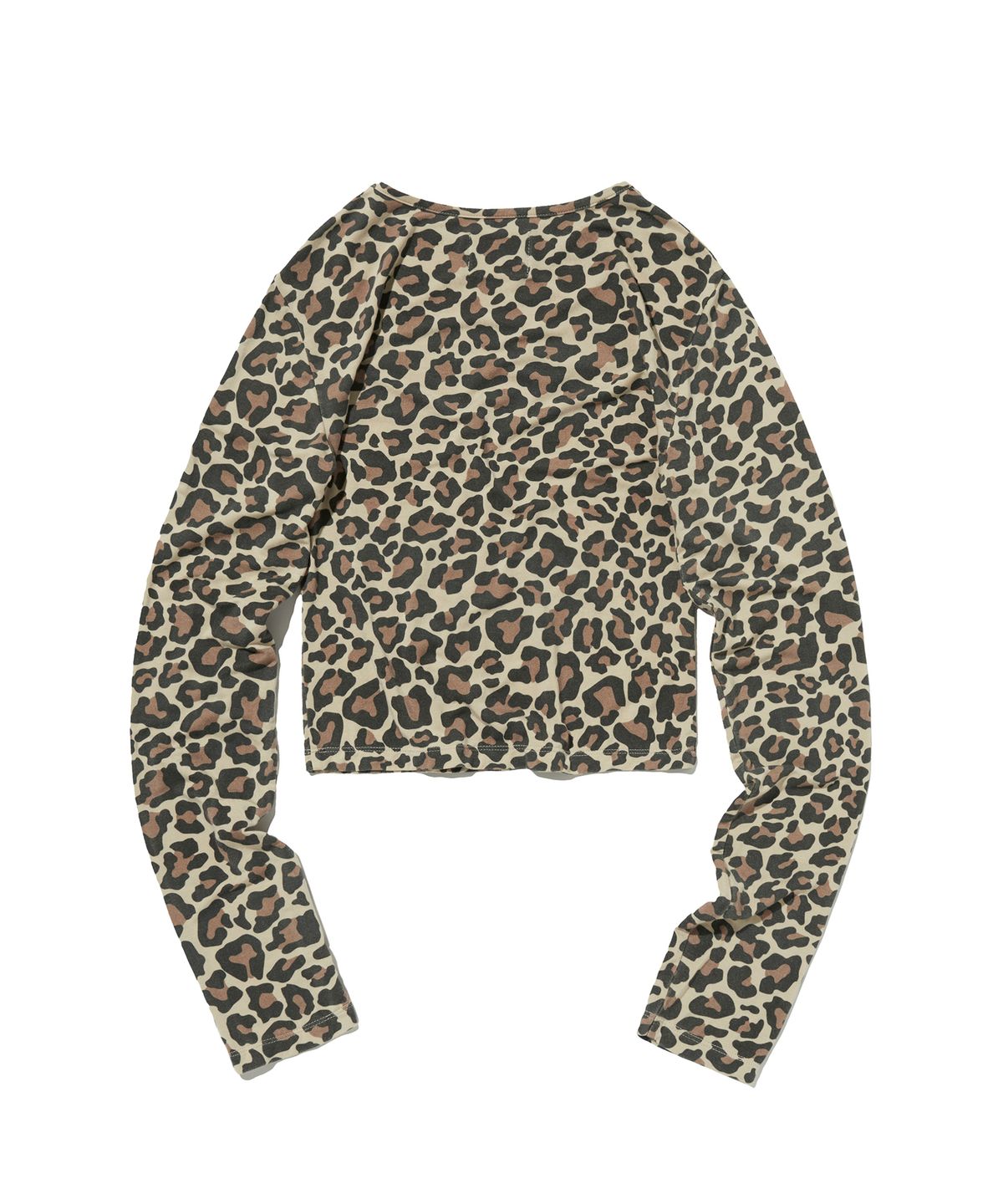 스웨이드(SUADE) PATTERN SLIM LONG SLEEVE [LEOPARD]