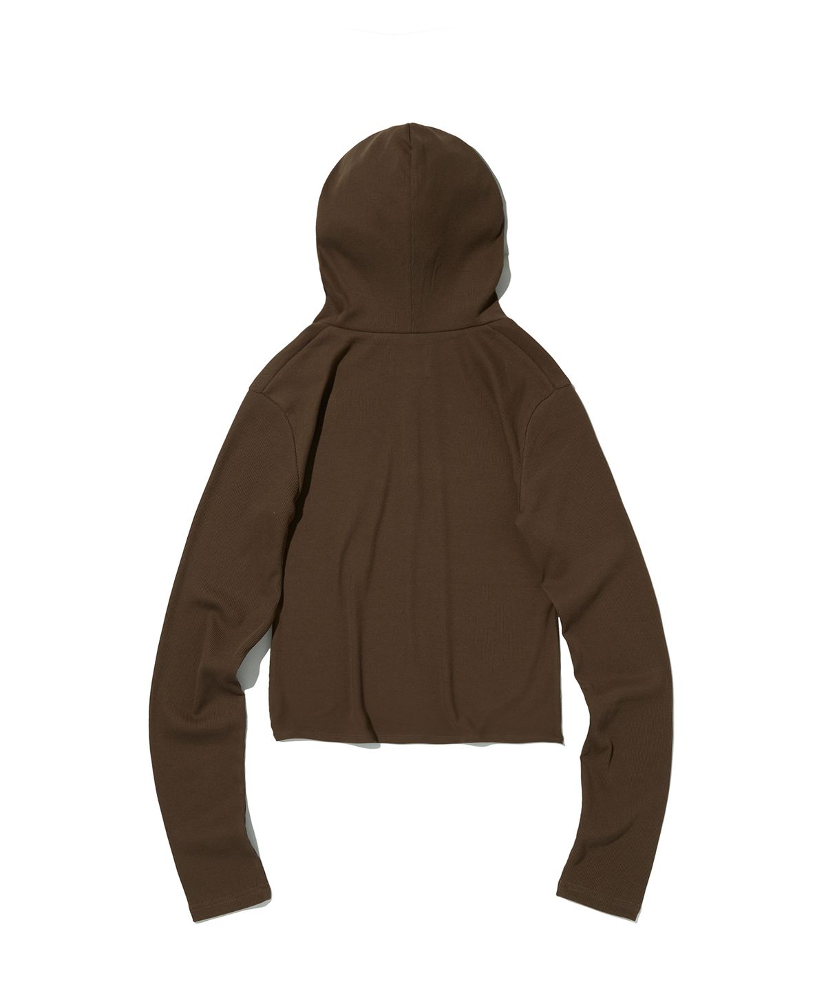 스웨이드(SUADE) HOODED HENLEY NECK [BROWN]