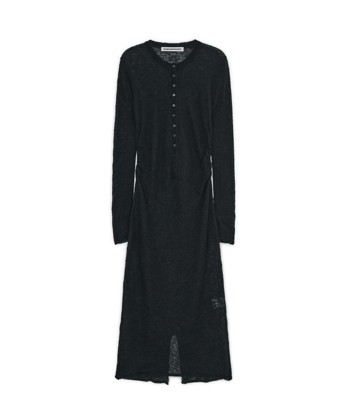 썬번프로젝트(SUNBURNPROJECT) Mohair Maxi Knit One-piece, BLACK