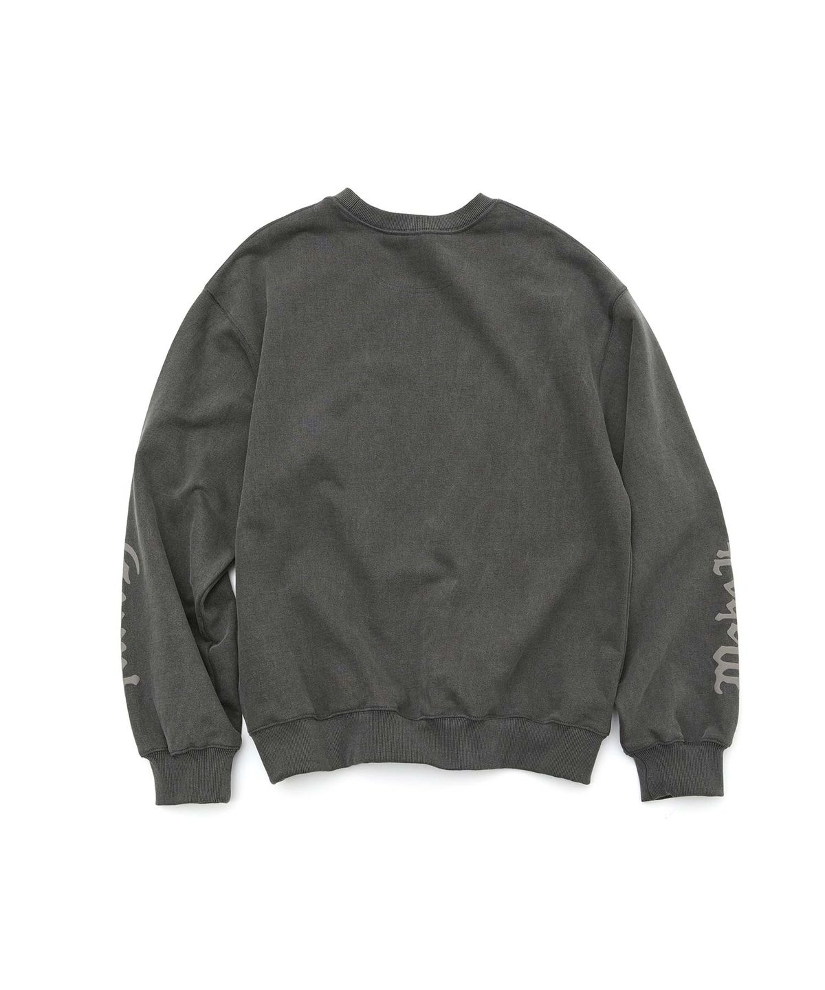 더블유엠씨(WMC) 올드폰트 맨투맨_CHARCOAL GREY