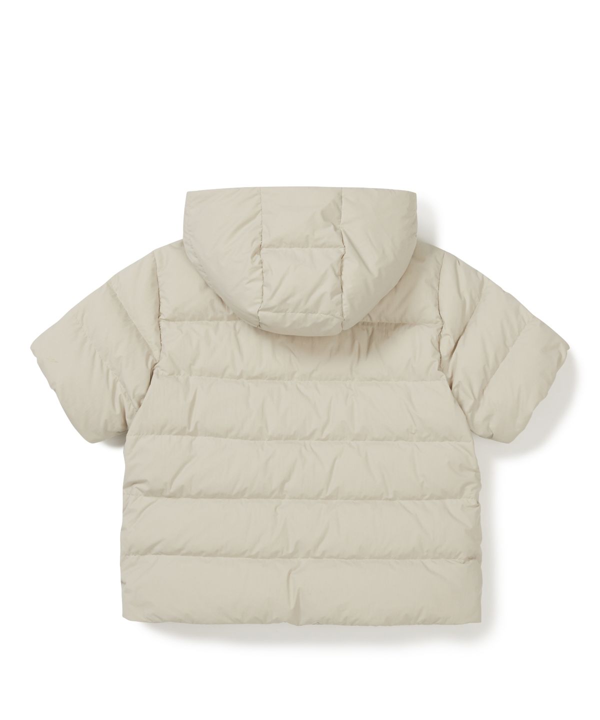스노우피크 어패럴(SNOWPEAK APPAREL) 랜드에어 여성 반팔 후드 경량 다운 자켓 (S25WWGDJ01) Light Beige