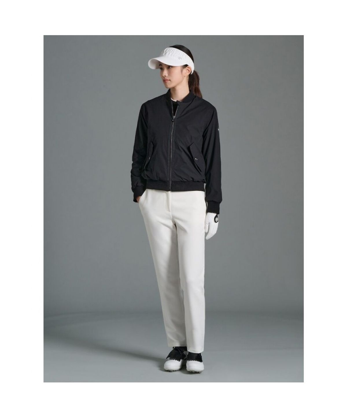 빈폴골프(BEANPOLE GOLF) 여성 안감 점퍼  블랙