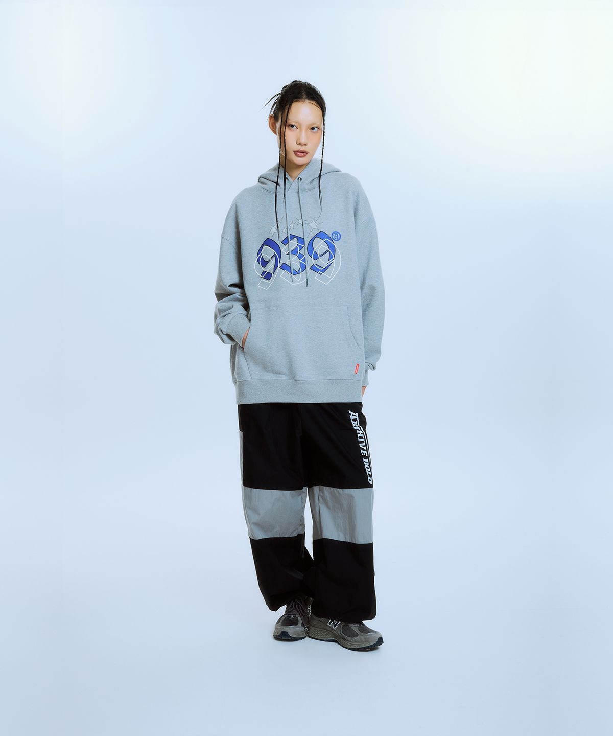 아카이브 볼드(ARCHIVE BOLD) 939 RACING PANEL PADDED PANTS (BLACK)