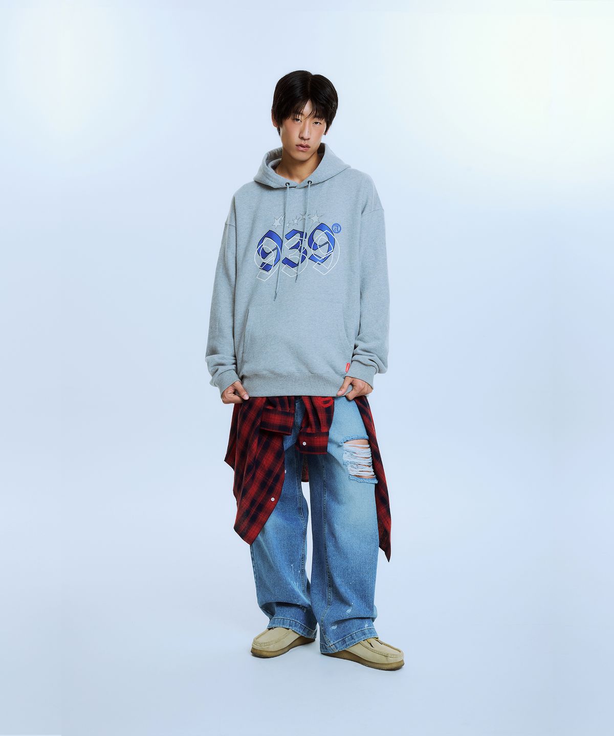 아카이브 볼드(ARCHIVE BOLD) 939 STAR GRAPICHS HOOD (GRAY)