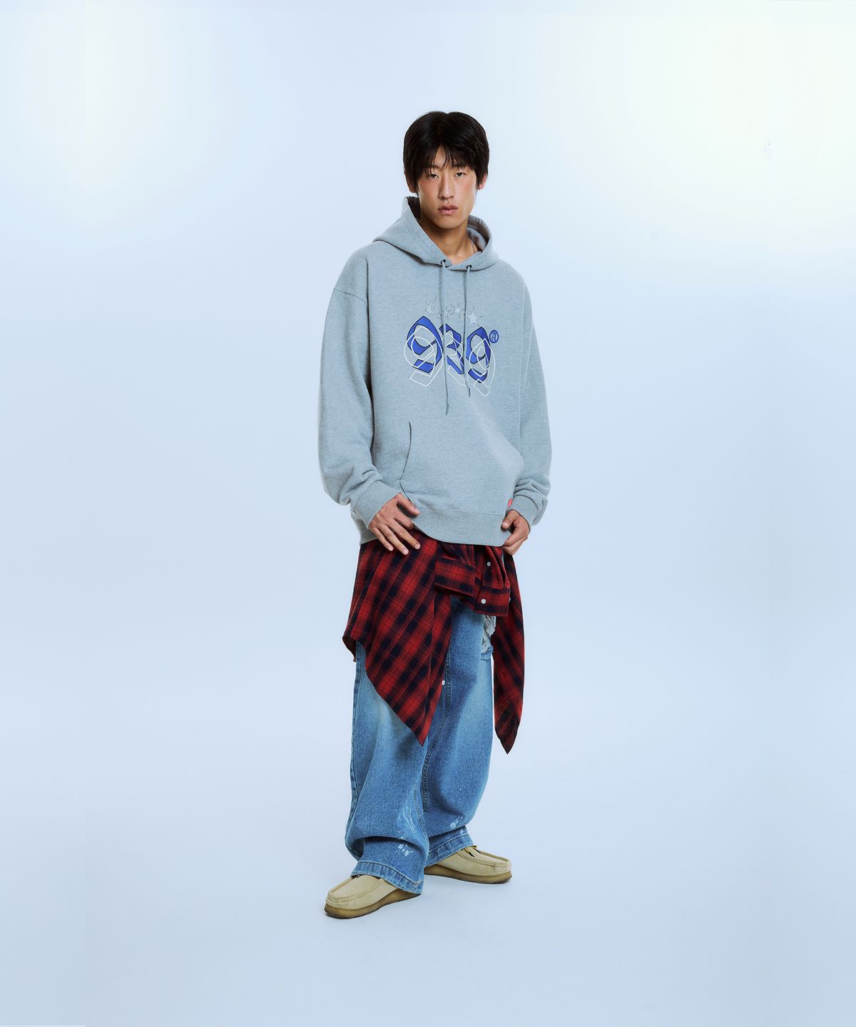 아카이브 볼드(ARCHIVE BOLD) 939 STAR GRAPICHS HOOD (GRAY)