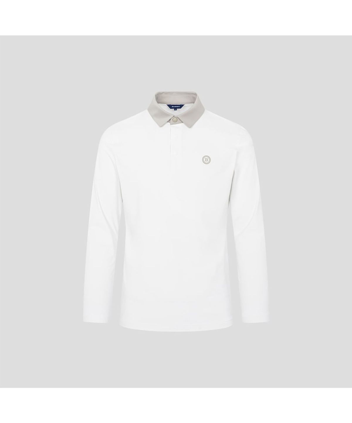 빈폴골프(BEANPOLE GOLF) 남성 액션 밴드 디테일 티셔츠  화이트