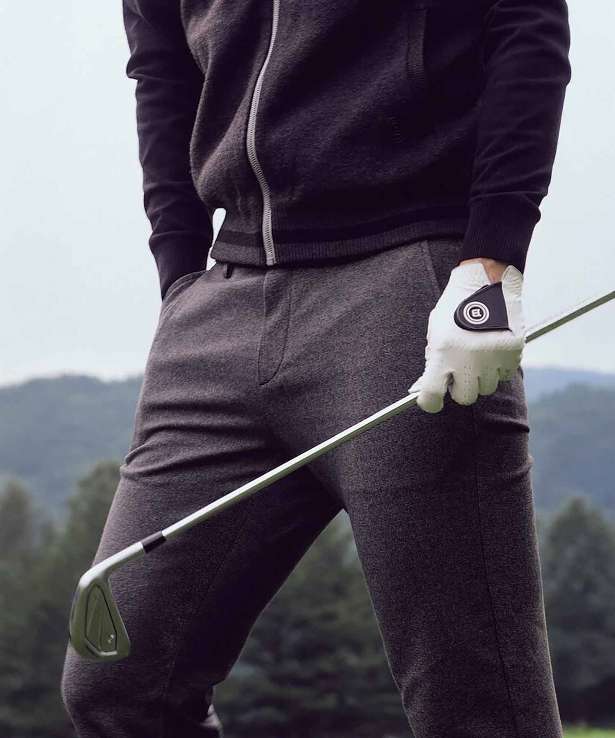 빈폴골프(BEANPOLE GOLF) 남성 혼방 슬림 팬츠  애쉬