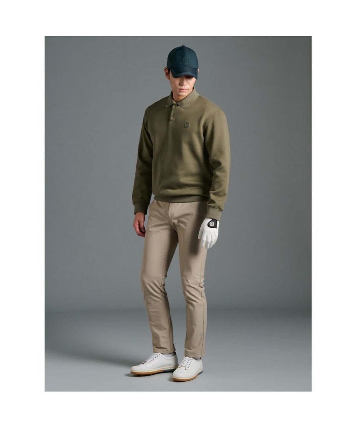빈폴골프(BEANPOLE GOLF) 남성 기모 면터치 슬림 팬츠  베이지