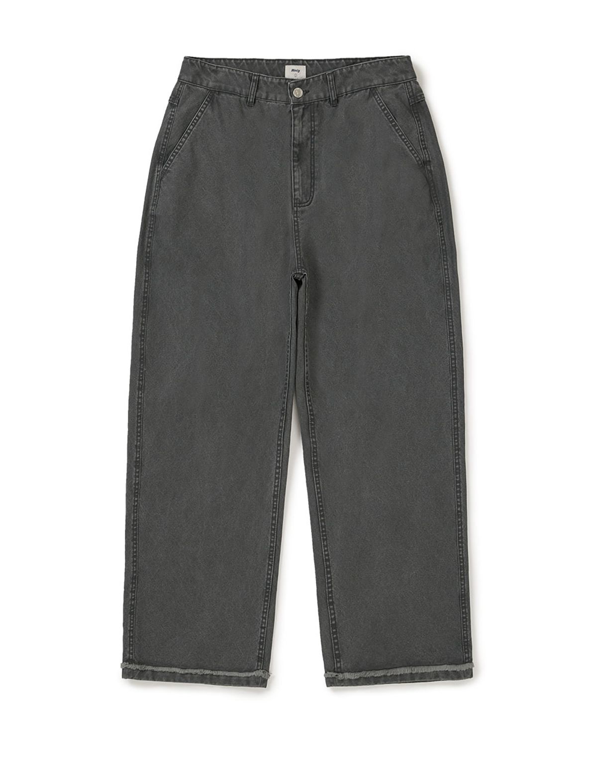 엠엠엘지(MMLG) [Mmlg] WASHED WIDE PANTS (CHARCOAL)