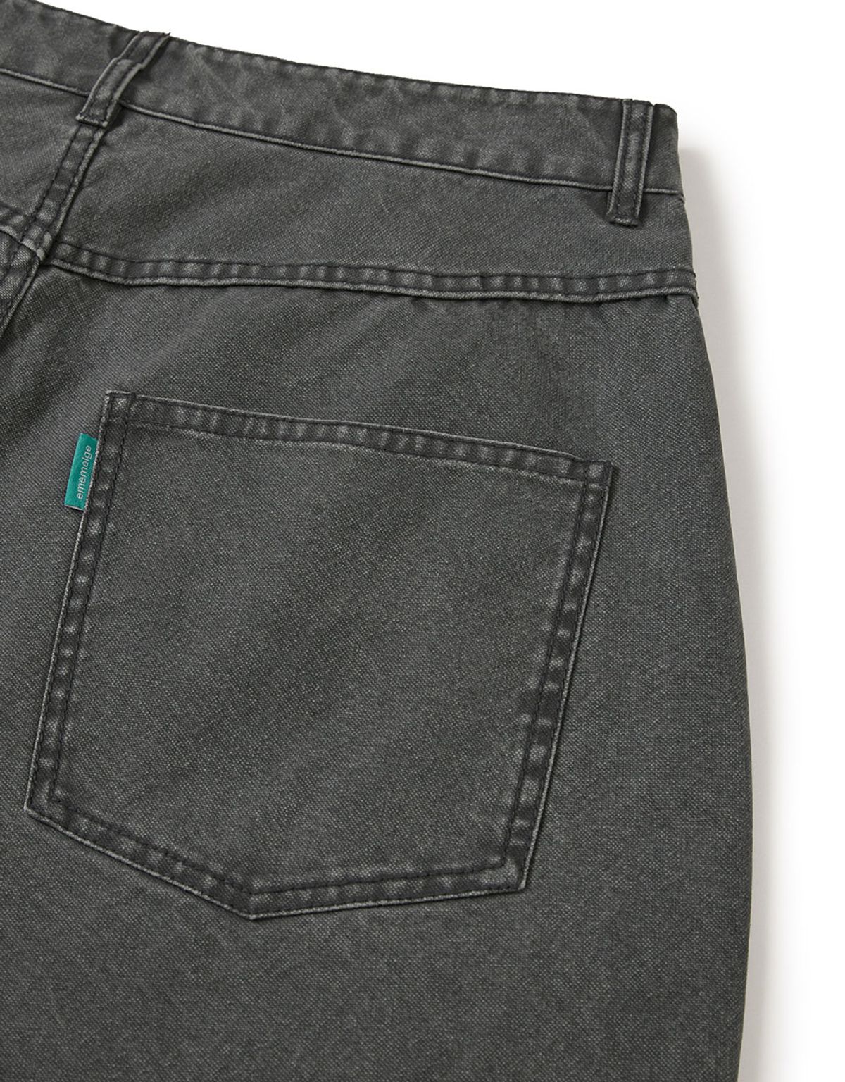 엠엠엘지(MMLG) [Mmlg] WASHED WIDE PANTS (CHARCOAL)