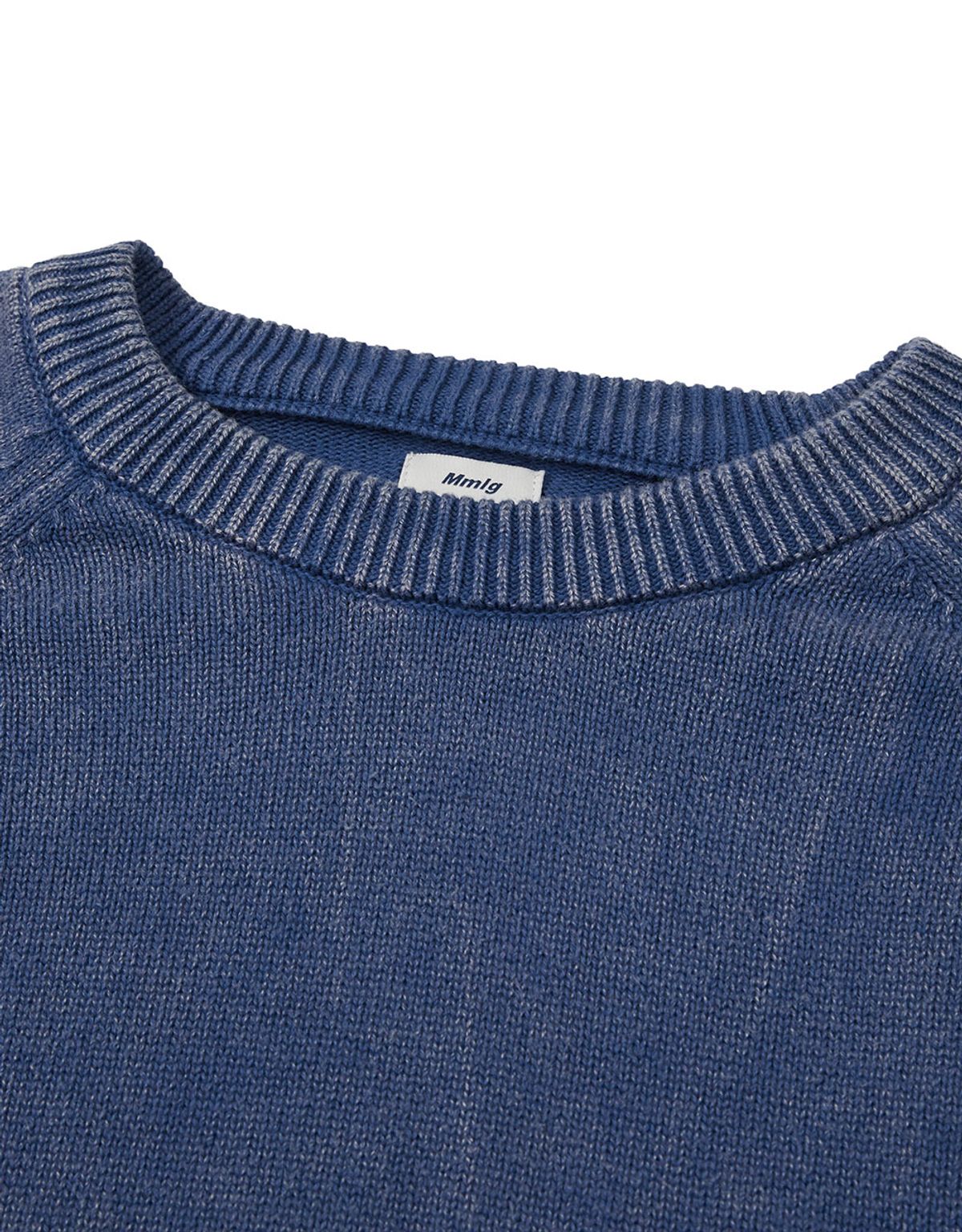 엠엠엘지(MMLG) [Mmlg] OVERDYED ESSENTIAL KNIT (NAVY)