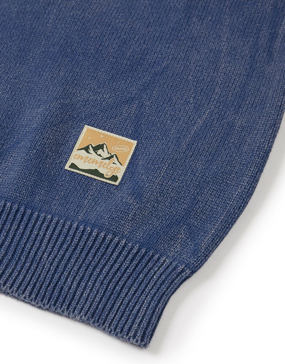 엠엠엘지(MMLG) [Mmlg] OVERDYED ESSENTIAL KNIT (NAVY)