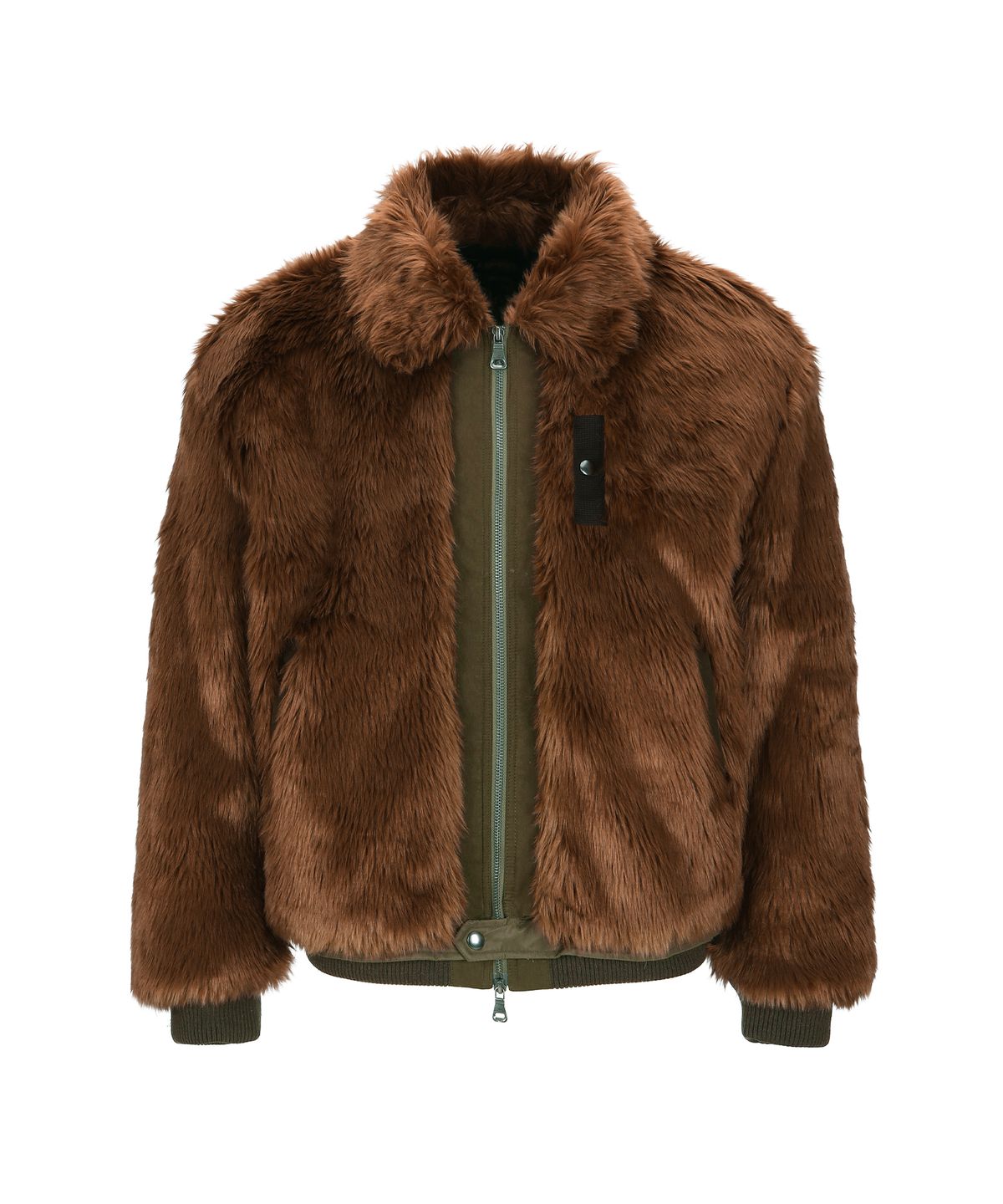 앤더슨벨(ADSB ANDERSSON BELL) UNISEX FLIGHT FUR BOMBER JACKET awa710u(BROWN)